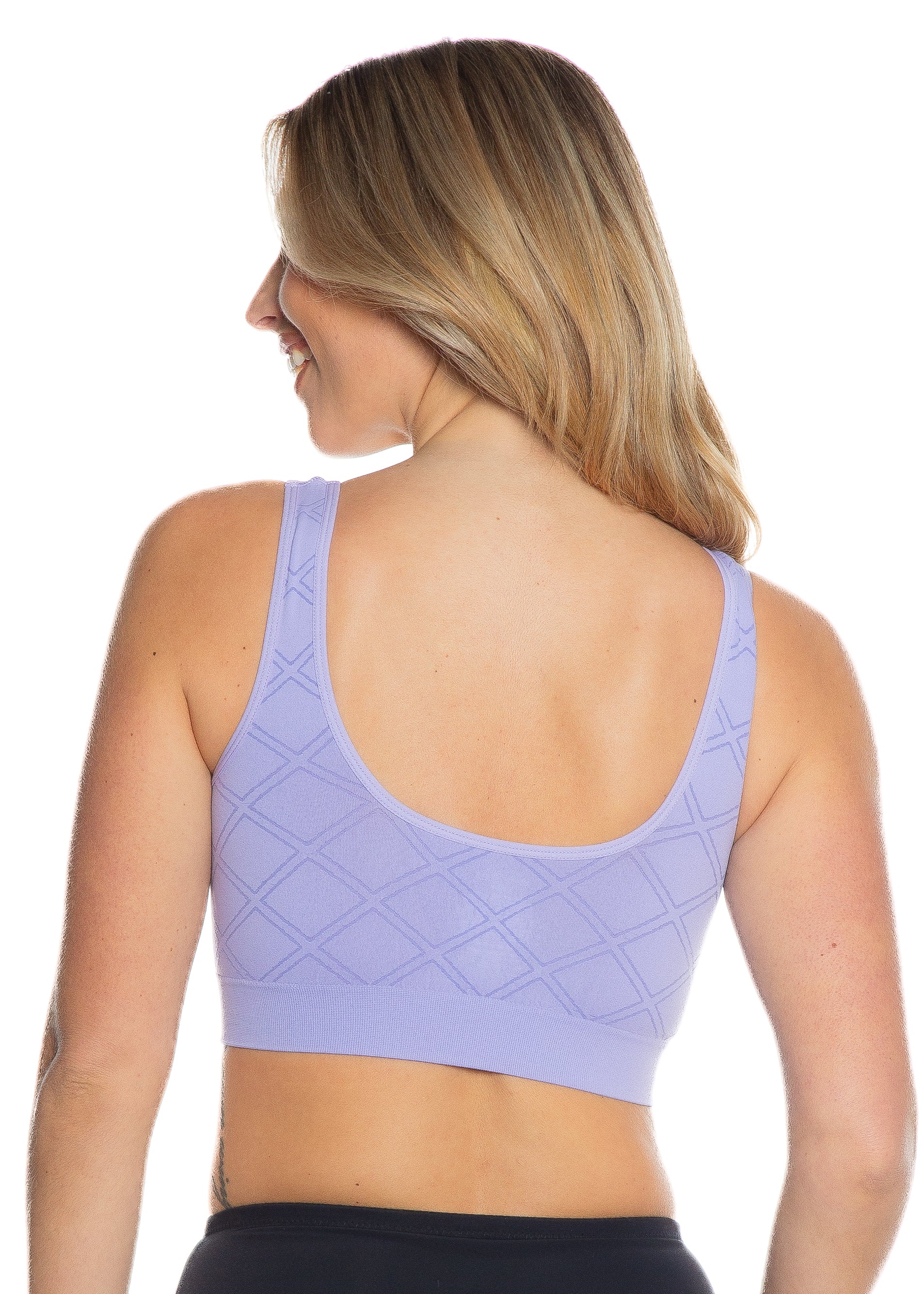 Ahh Bra® with Jacquard Diamond Motif - Image 13