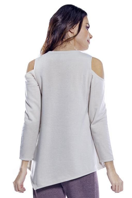 Cold Shoulder Long Sleeve Top - FINAL SALE - Image 3