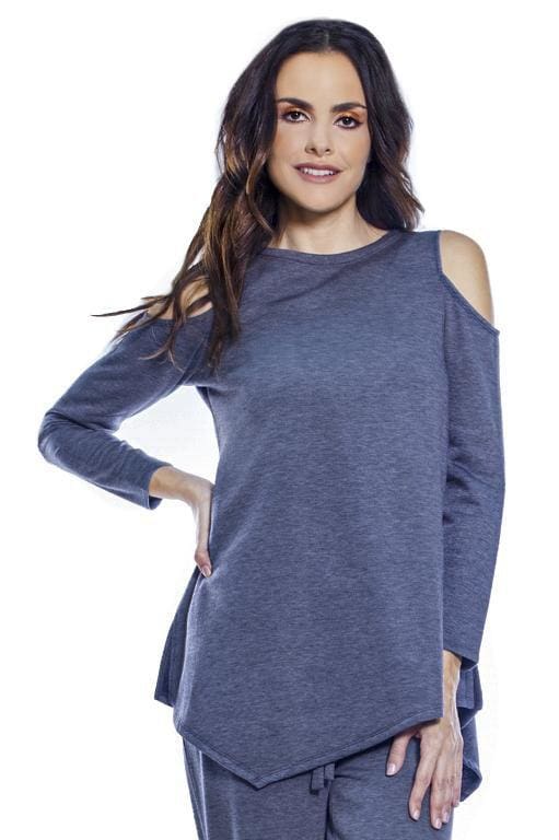 Cold Shoulder Long Sleeve Top - FINAL SALE - Image 4