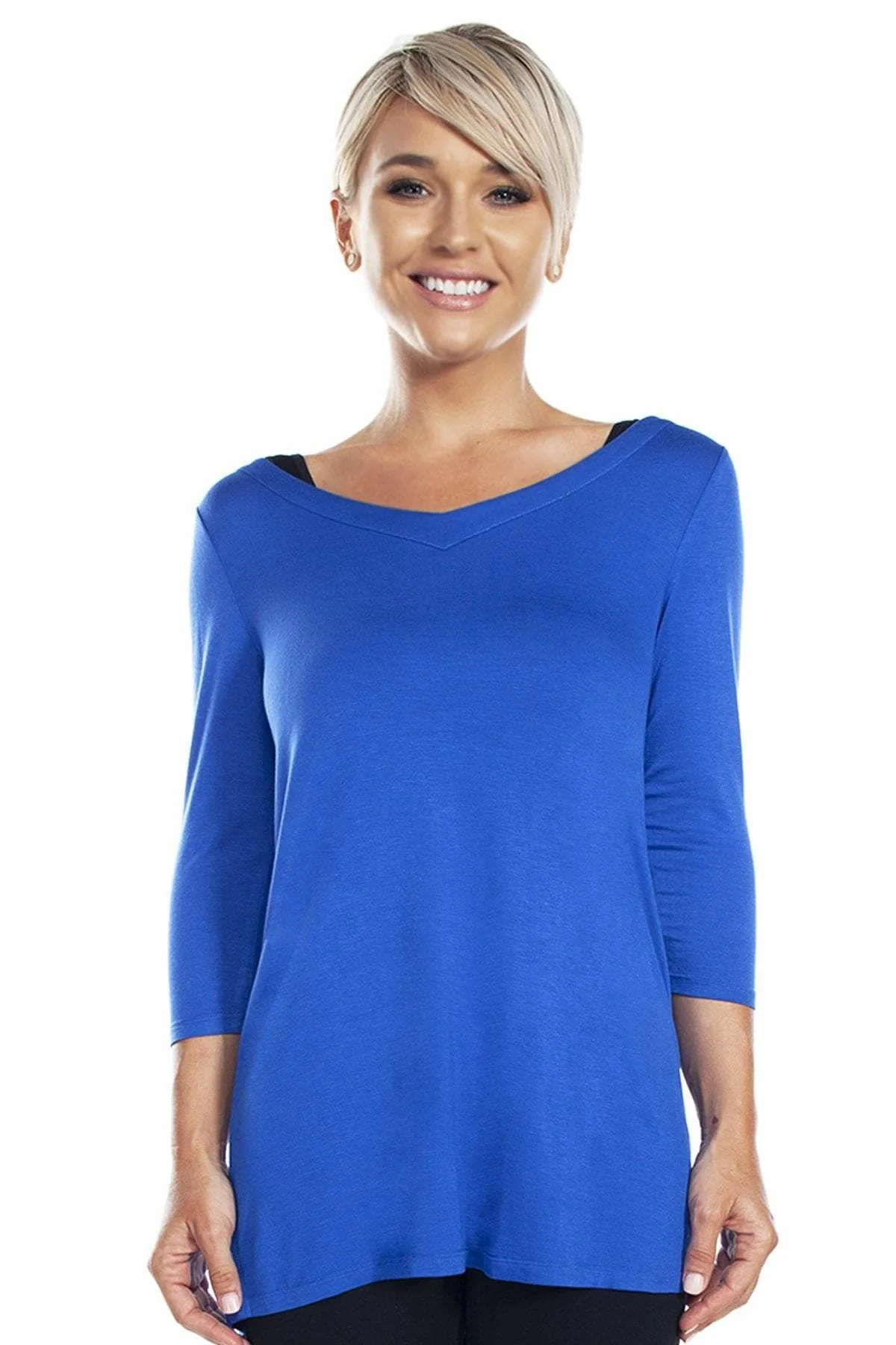 Criss Drape Cross Back Top - FINAL SALE - Image 4