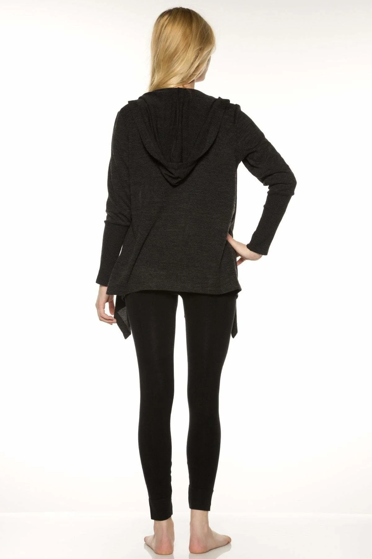 Hooded Sweater Wrap - FINAL SALE - Image 3