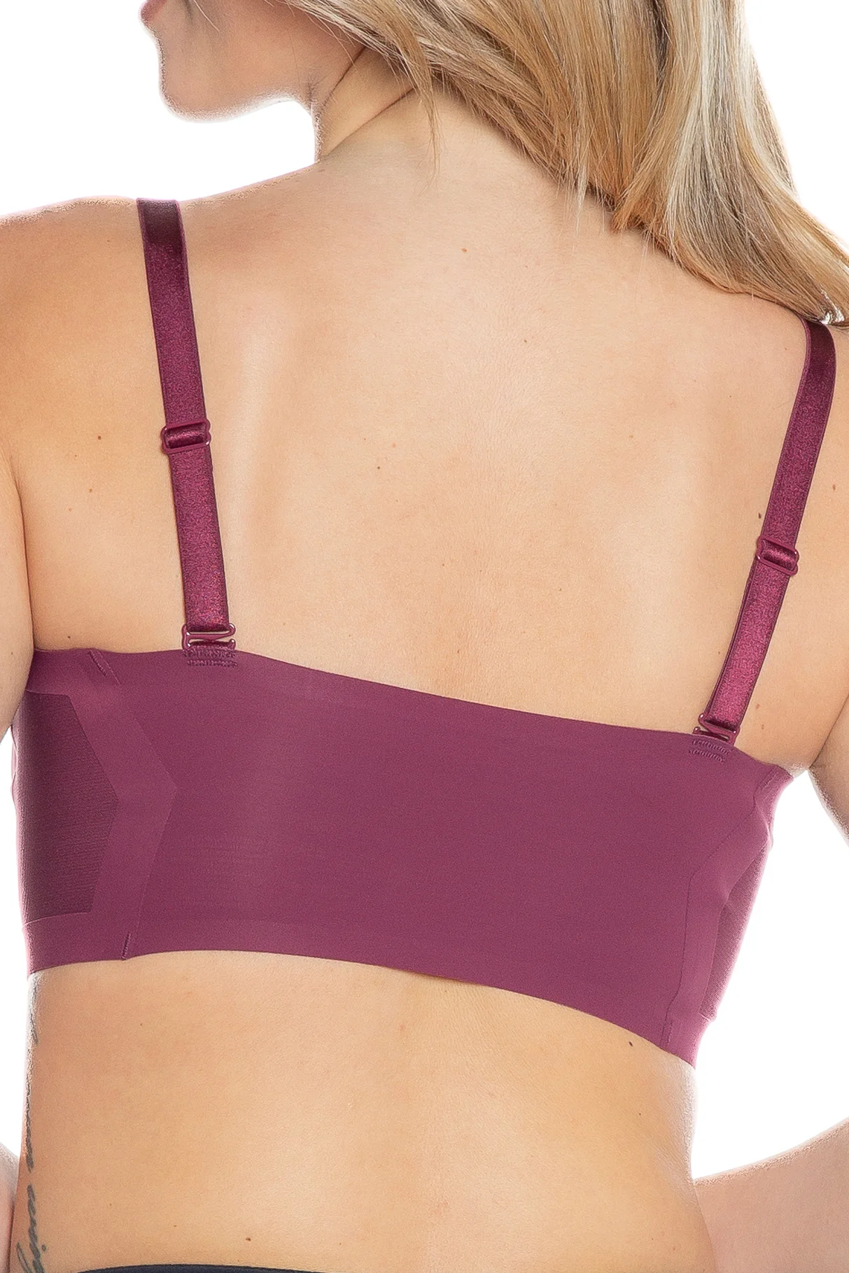 Invisible Edge Bra w. Mesh Cut-out Detail - Image 5