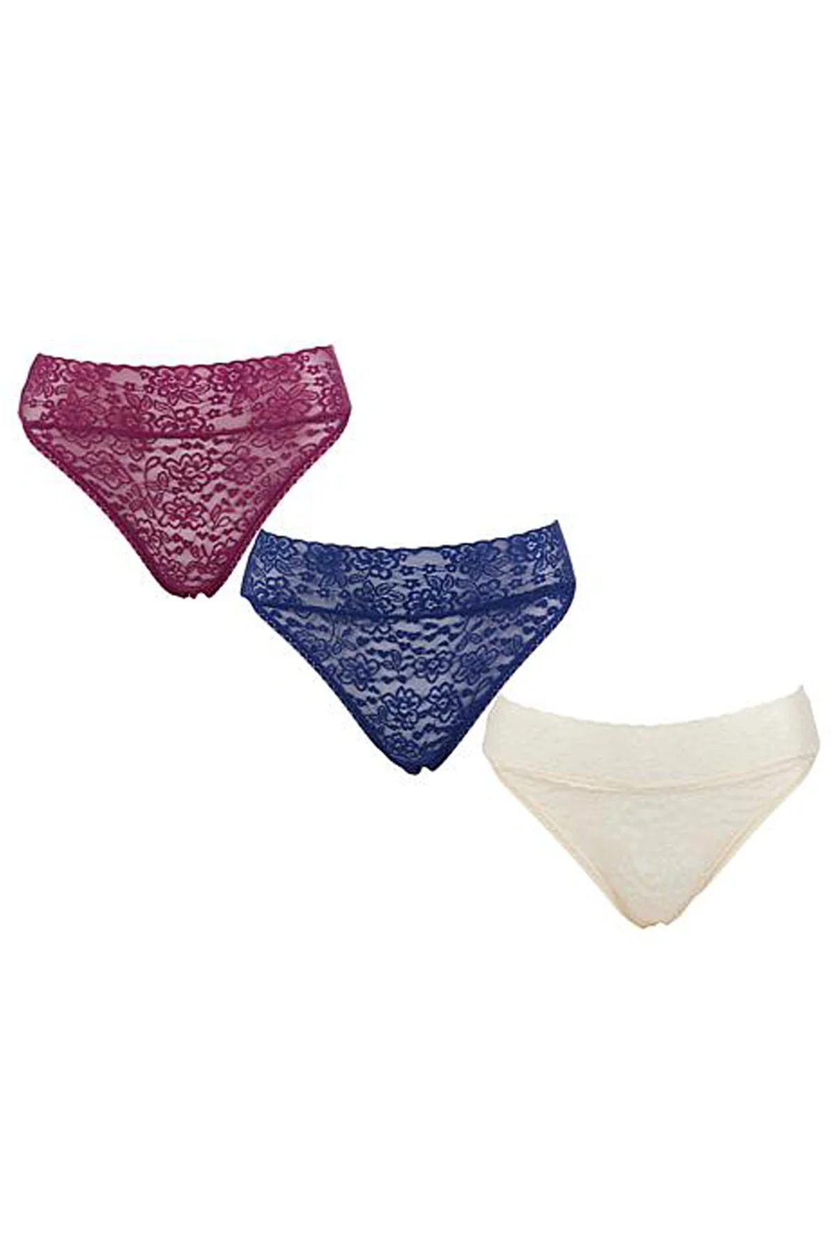 Lace Bikini 3 Pack Panties - Image 15