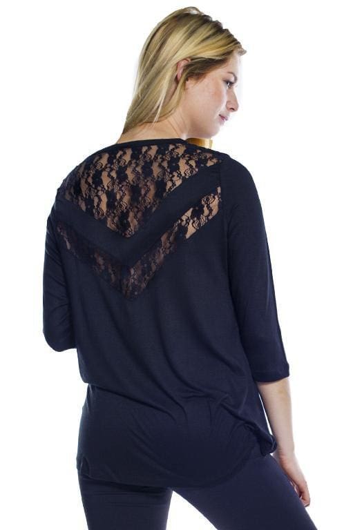 Lace Inset Top - FINAL SALE - Image 3