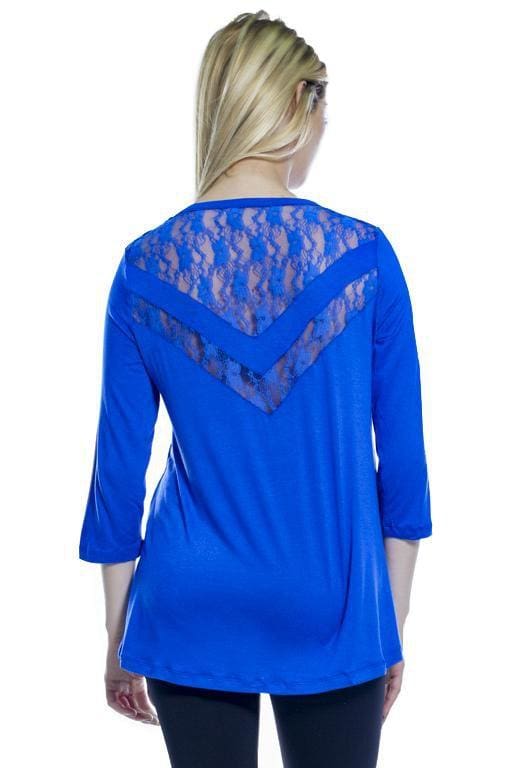 Lace Inset Top - FINAL SALE - Image 5