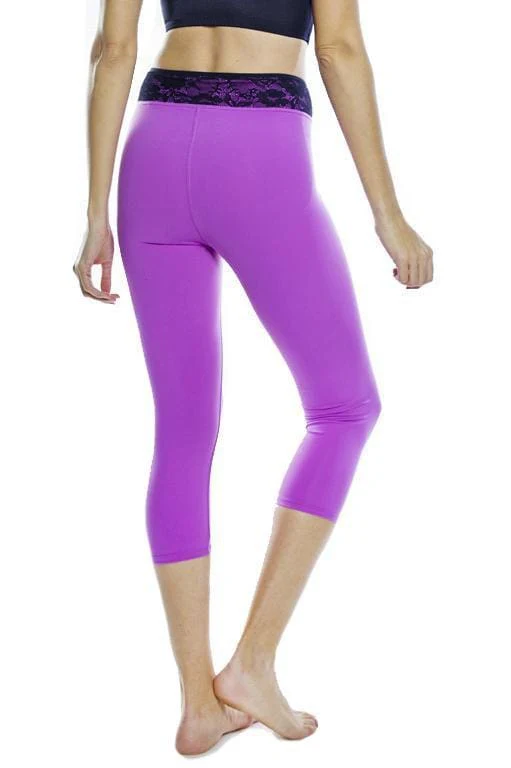 Lace Waist Capri Legging - FINAL SALE - Image 5