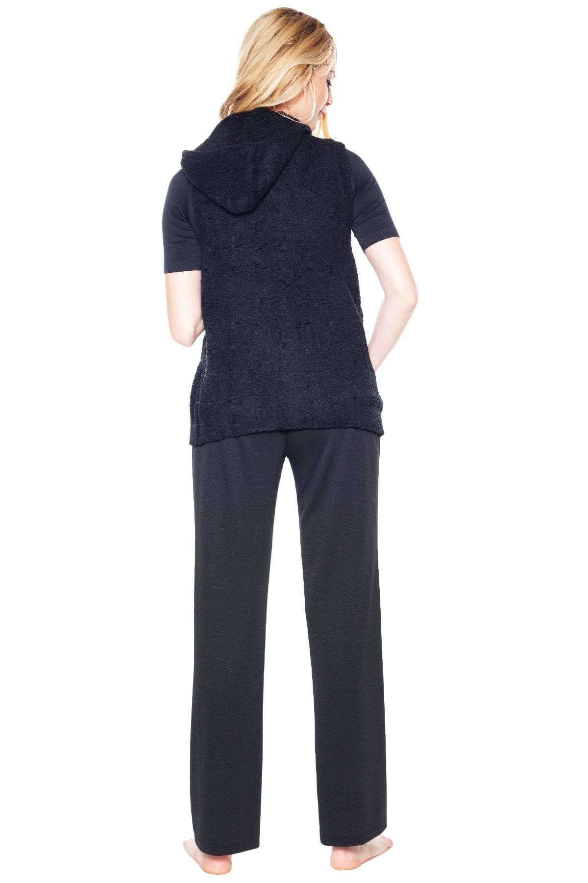 Marshmallow Zip Front Vest with Hood - FINAL SALE - Image 10