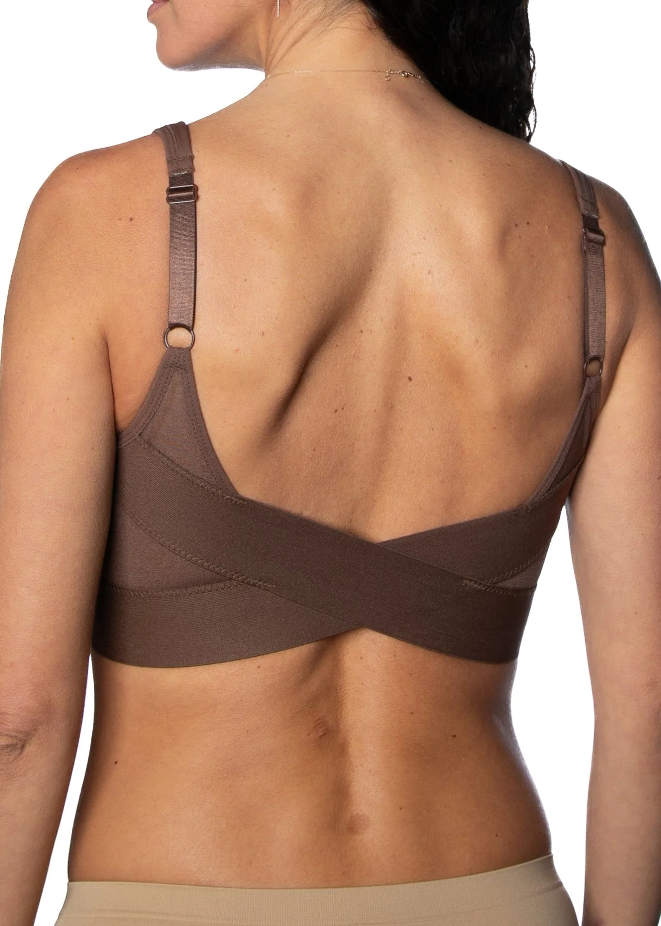Molded Cup Bra with Mesh Back Detail - Image 8
