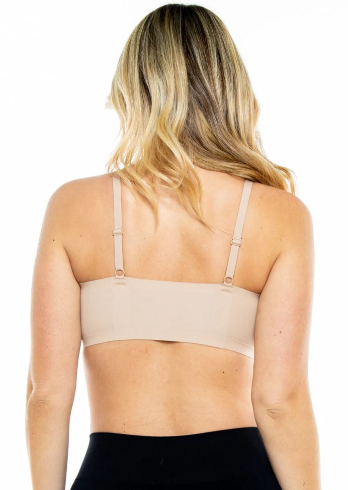 Perforated Gel Bra with Mesh Detail - Image 11