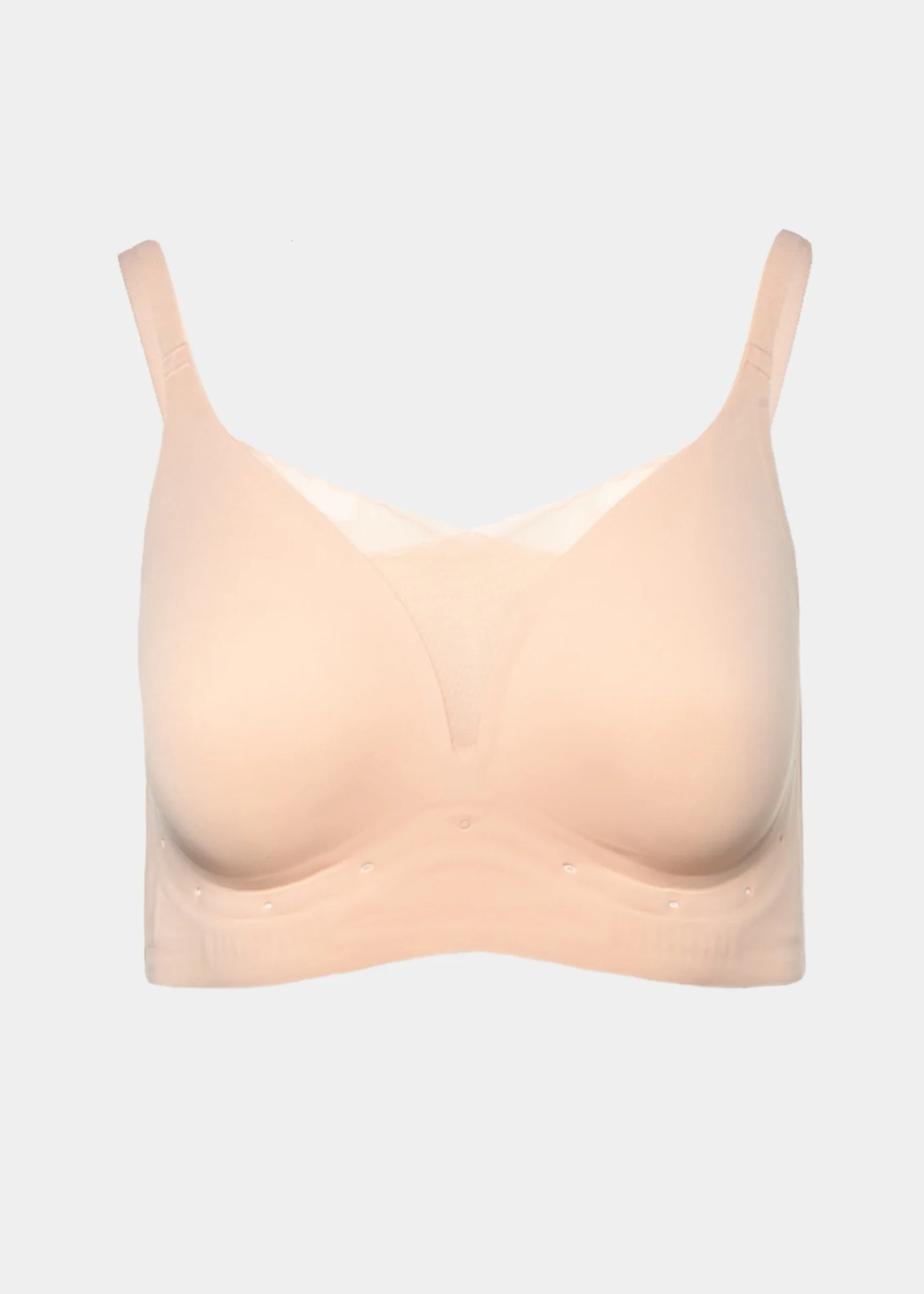 Perforated Gel Bra with Mesh Detail - Image 13