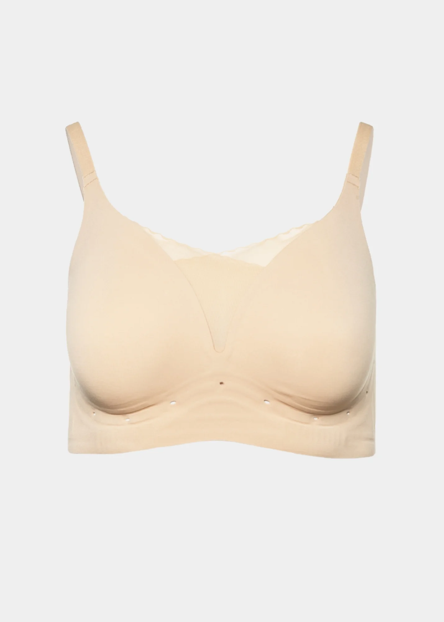 Perforated Gel Bra with Mesh Detail - Image 15