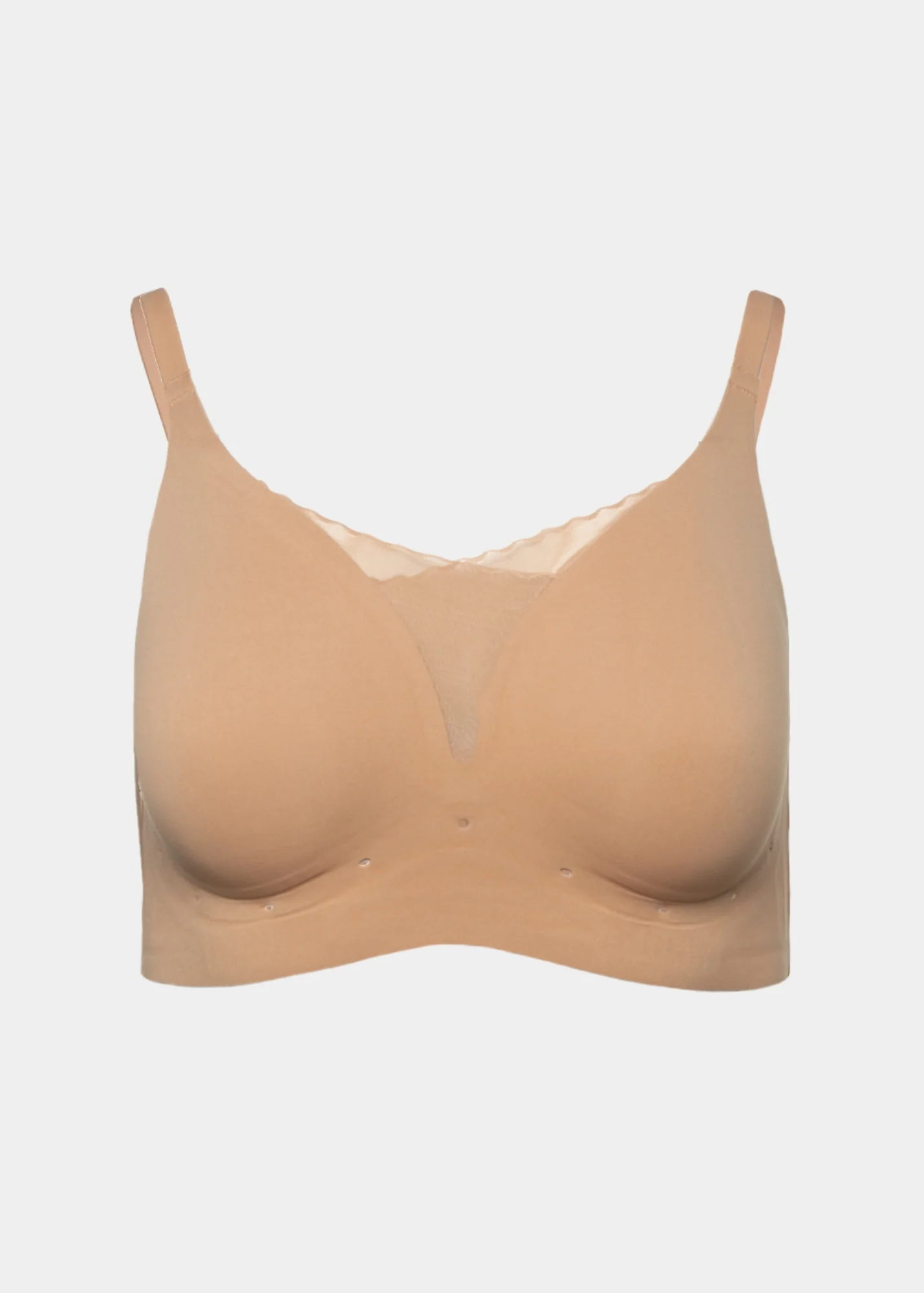 Perforated Gel Bra with Mesh Detail - Image 16