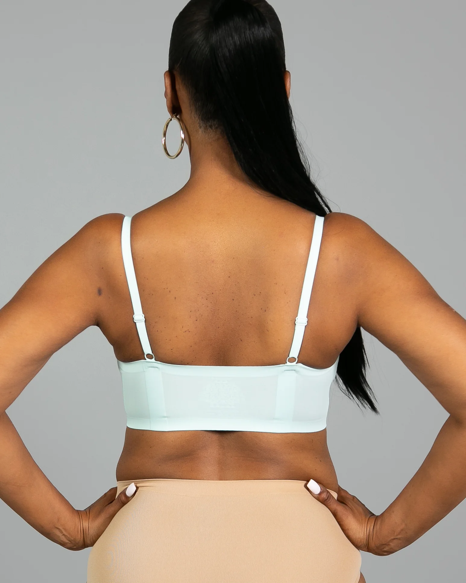 Perforated Gel Bra with Mesh Detail - Image 22