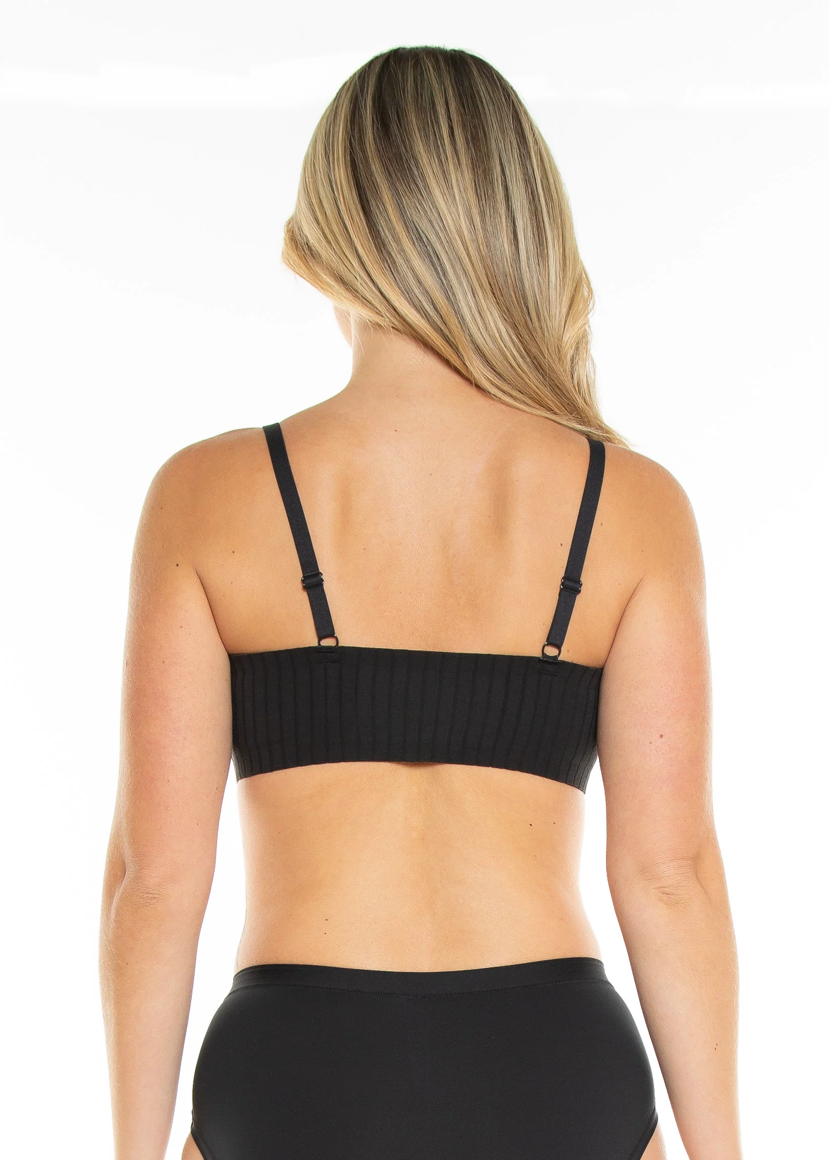 Ribbed Knit Bra - Image 3