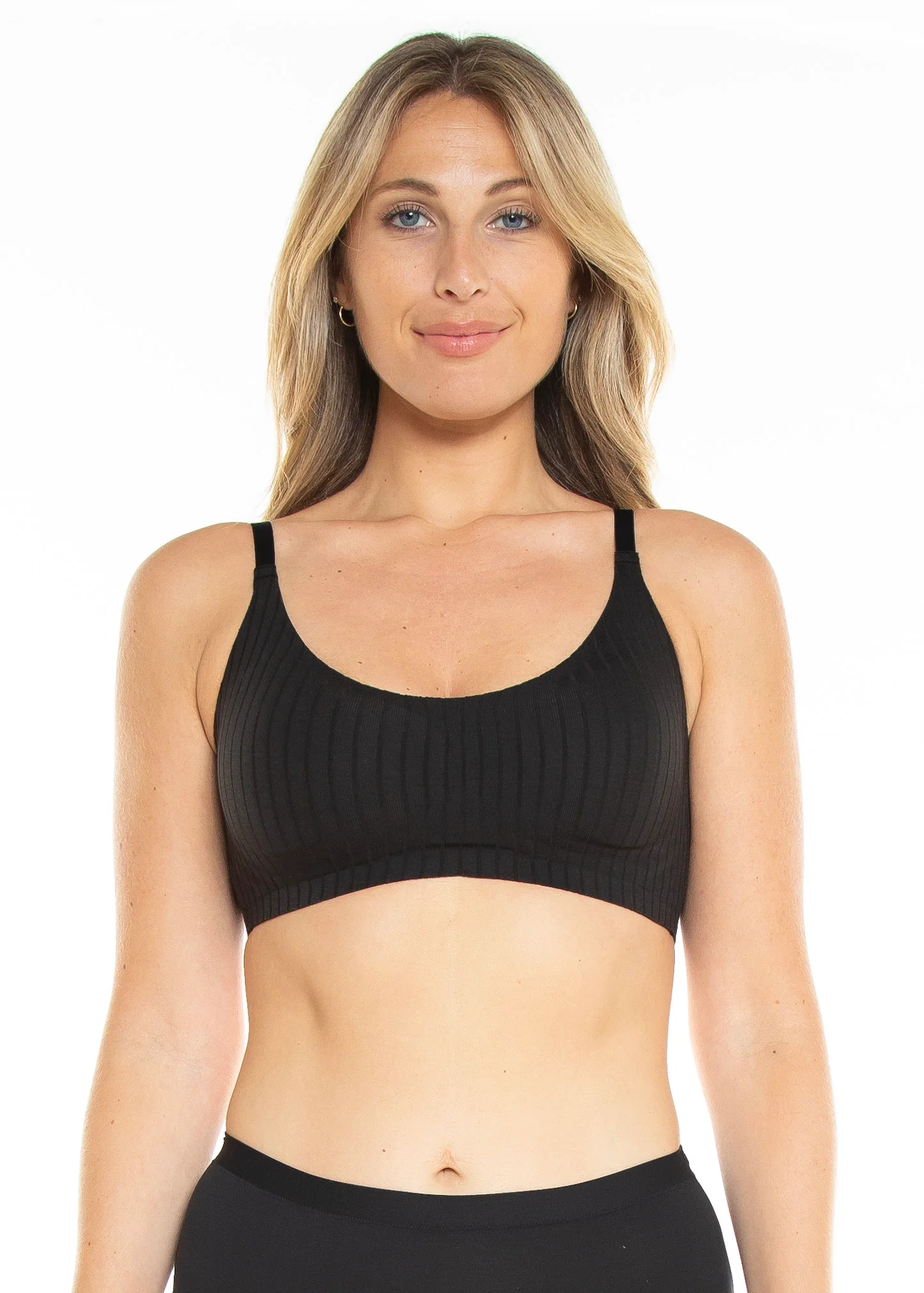 Ribbed Knit Bra - Image 4