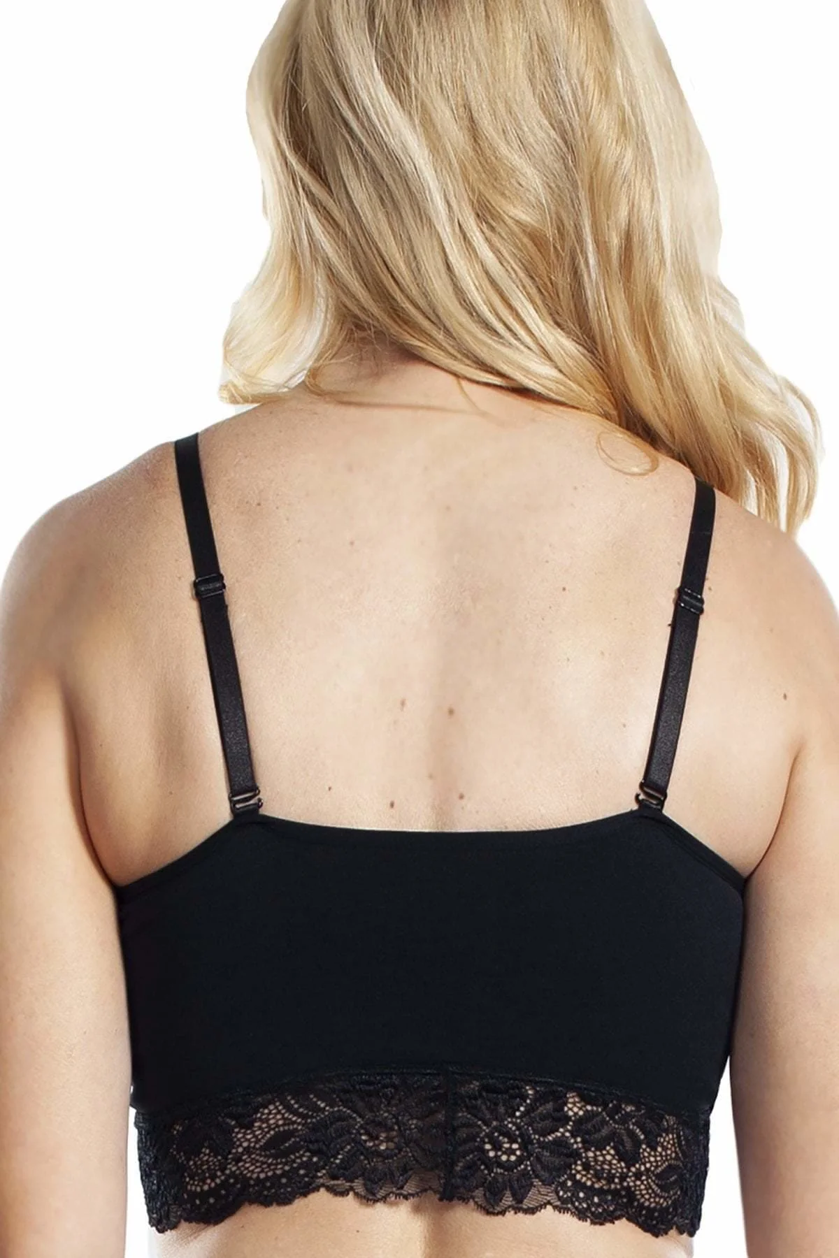 Seamless Lace Bra with Removable Straps - Final Sale - Image 2