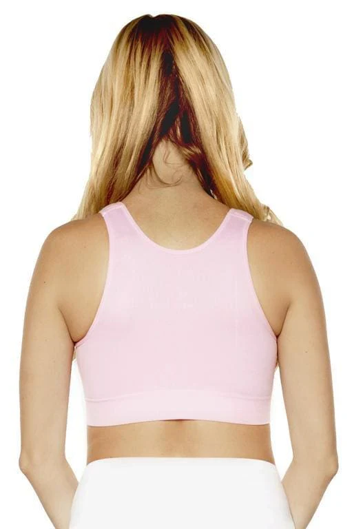 Seamless Zip Front Bra with Padded Strap - Final Sale - Image 4