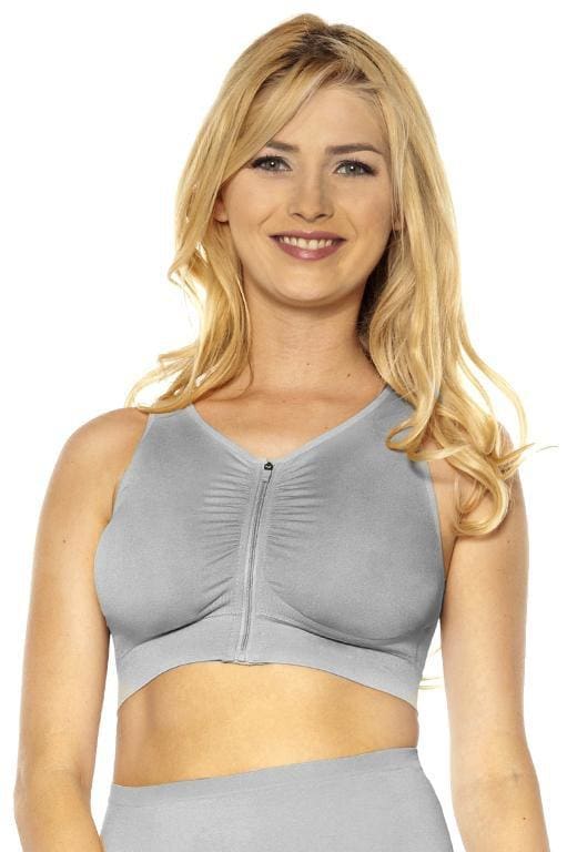 Seamless Zip Front Bra with Padded Strap - Final Sale - Image 9